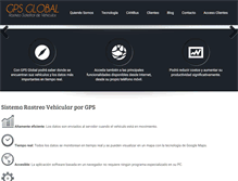 Tablet Screenshot of gpsglobal.cl